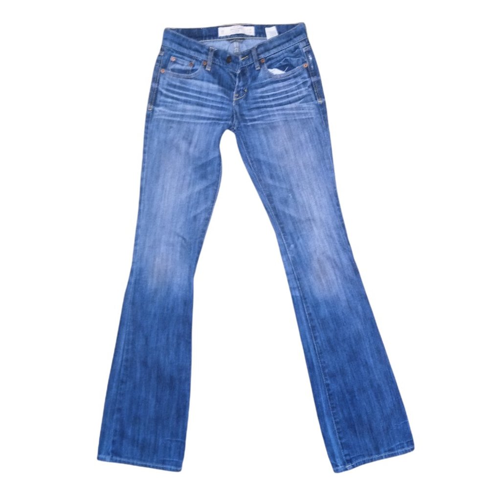 ABERCROMBIE & FITCH WOMENS PERFECT STRECTCH BOOTCUT JEAN SIZE 00 REG
